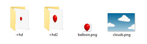 File selectors balloon